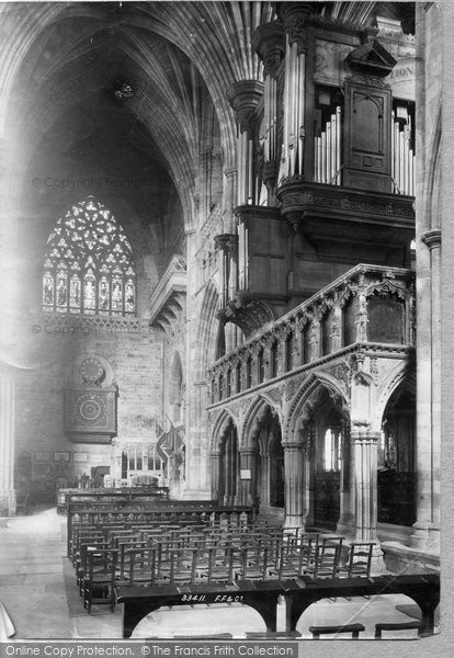 Photo of Exeter, Cathedral Screen And Organ 1894