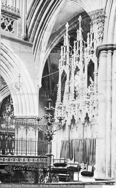 Photo of Exeter, Cathedral, Sedilia 1914