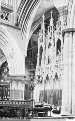 Cathedral, Sedilia 1914, Exeter