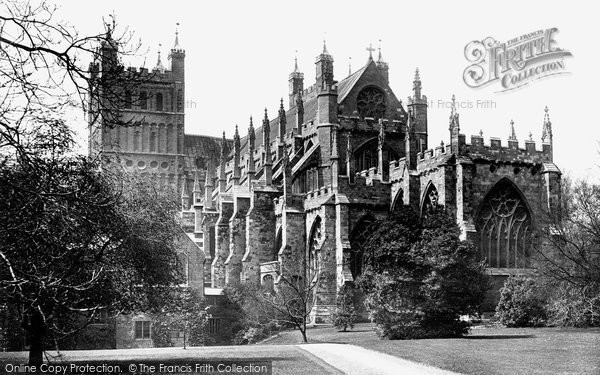Photo of Exeter, Cathedral South East View 1887