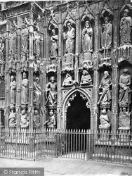 Cathedral, South West Porch 1924, Exeter