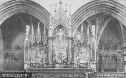 Cathedral, The Reredos c.1890, Exeter