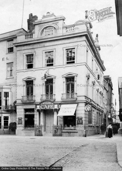 Photo of Exeter, Dellars Café 1907