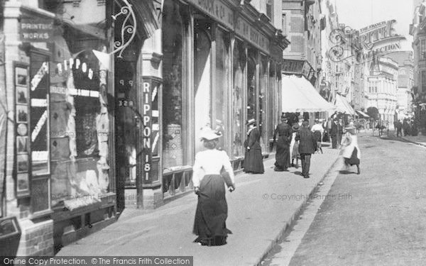 Photo of Exeter, Fore Street, People 1901
