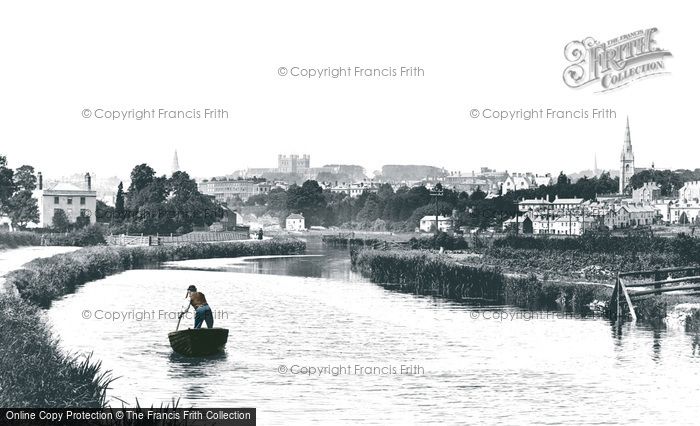 Photo of Exeter, From The Canal 1896