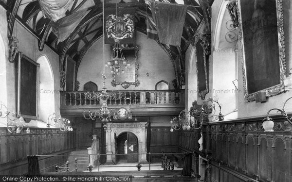 Photo of Exeter, Guildhall Interior 1907