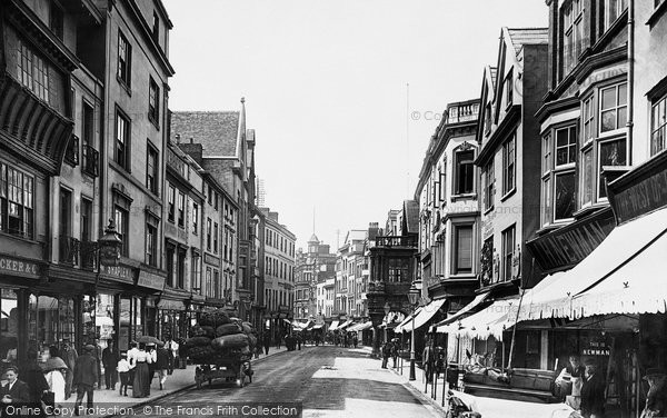 Exeter, High Street 1896