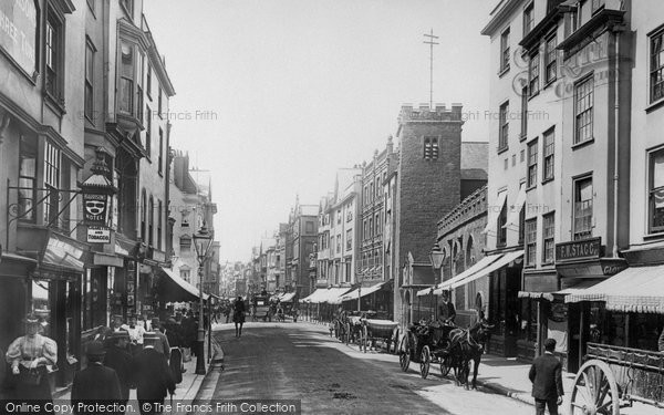 Photo of Exeter, High Street 1896