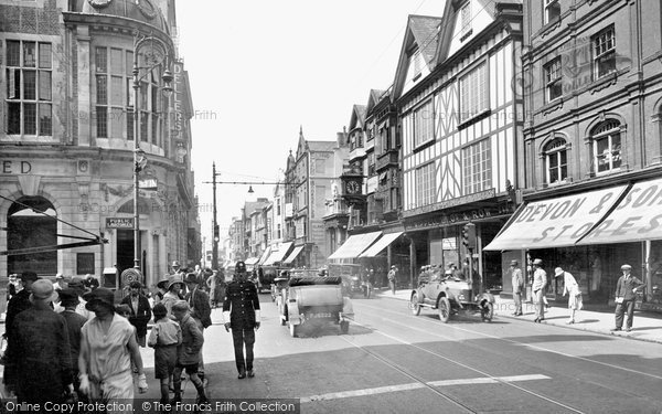 Photo of Exeter, High Street 1929