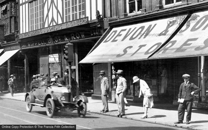 Photo of Exeter, High Street 1929