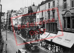 High Street And Guildhall c.1950, Exeter