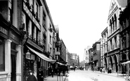High Street And Post Office 1896, Exeter