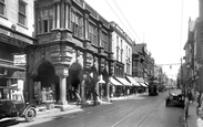 High Street And The Guildhall 1929, Exeter