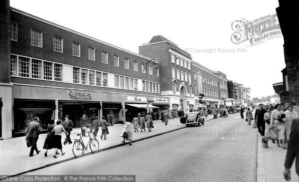 Photo of Exeter, High Street c.1960