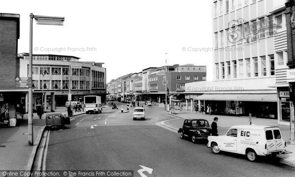 Photo of Exeter, High Street c.1967