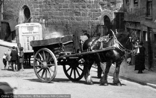 Photo of Exeter, Horse And Cart 1929