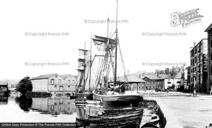 Photo of Exeter, In The Port 1896