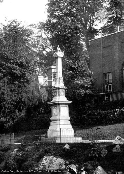 Photo of Exeter, Memorial, Northernhay 1900