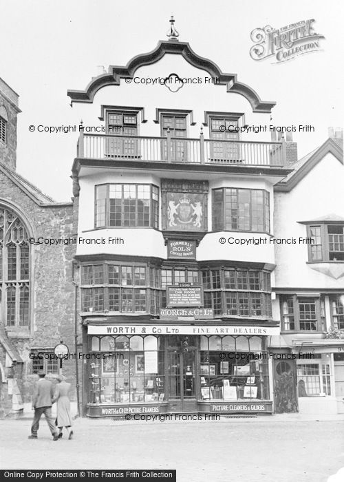 Photo of Exeter, Mol's Coffee House c.1955