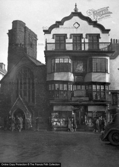 Photo of Exeter, Mol's Coffee House c.1955