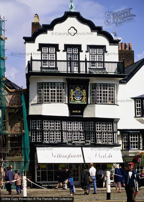 Photo of Exeter, Mol's Coffee House, Cathedral Yard c.1995