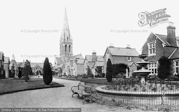Photo of Exeter, Mount Dinham Almshouses And St Michael's Church 1896