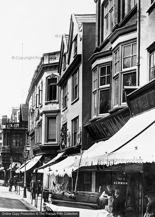 Photo of Exeter, Newman's, High Street 1896