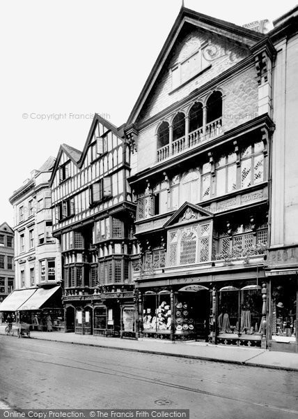 Photo of Exeter, Old Houses, High Street 1924