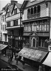 Old Houses, High Street c.1950, Exeter