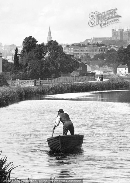 Photo of Exeter, On The River Exe 1896