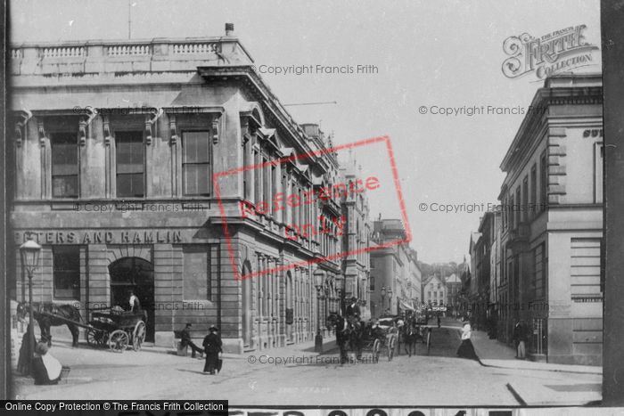 Photo of Exeter, Queen Street 1896