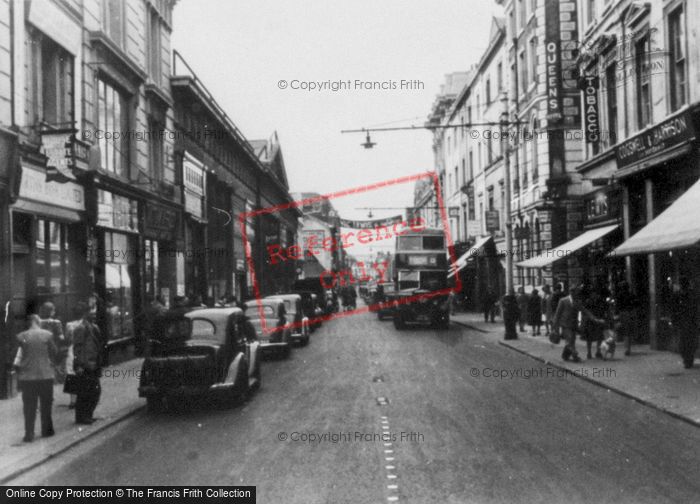 Photo of Exeter, Queen Street c.1940