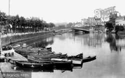 River Exe And Bridge 1929, Exeter