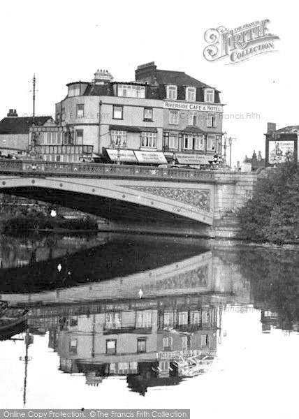Photo of Exeter, Riverside Cafe And Hotel c.1955