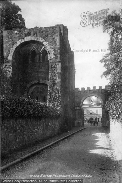 Photo of Exeter, Rougemont Castle  1901