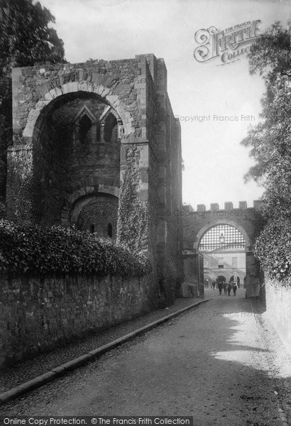Photo of Exeter, Rougemont Castle c.1900