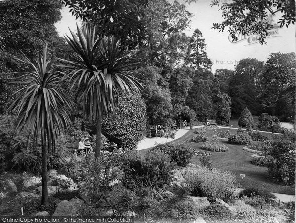 Photo of Exeter, Rougemont Castle Gardens 1924