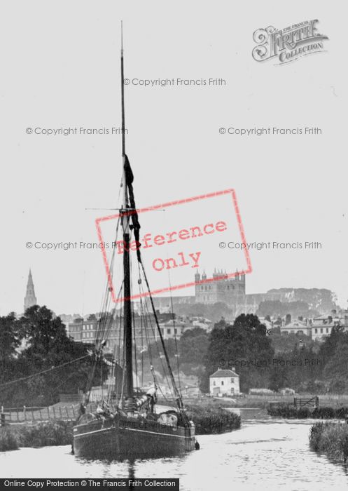 Photo of Exeter, Sailing Barge 1896