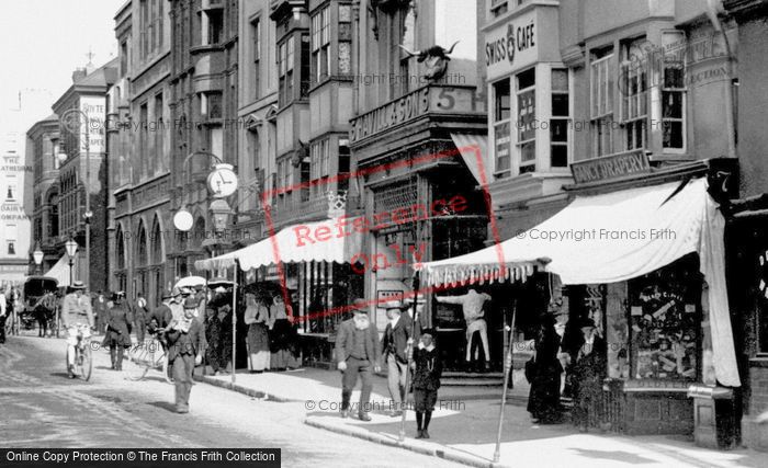 Photo of Exeter, Shops, High Street 1900