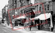 Shops, High Street 1900, Exeter