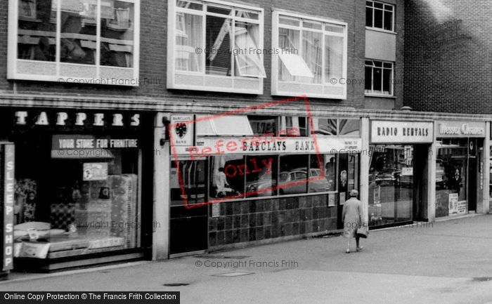 Photo of Exeter, Shops In Sidwell Street c.1967