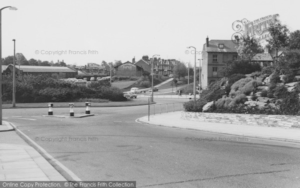 Photo of Exeter, Sidwell Street Roundabout c.1965