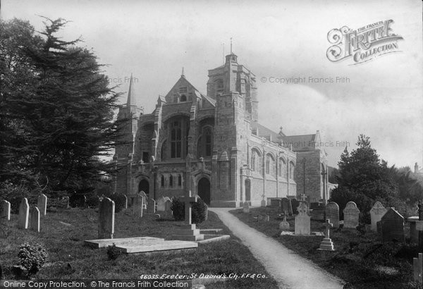 Photo of Exeter, St David's Church 1900