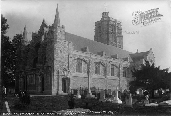 Photo of Exeter, St David's Church 1900