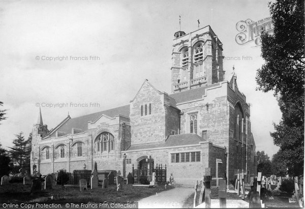 Photo of Exeter, St David's Church 1900