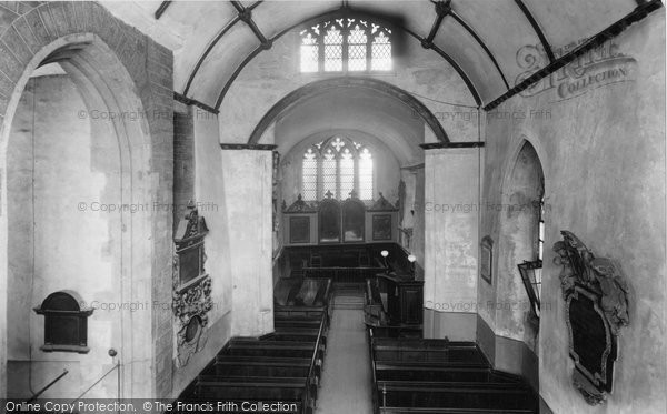 Photo of Exeter, St Martin's Church Interior 1911