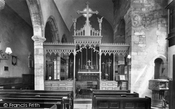 St Olave's Church Interior 1907, Exeter