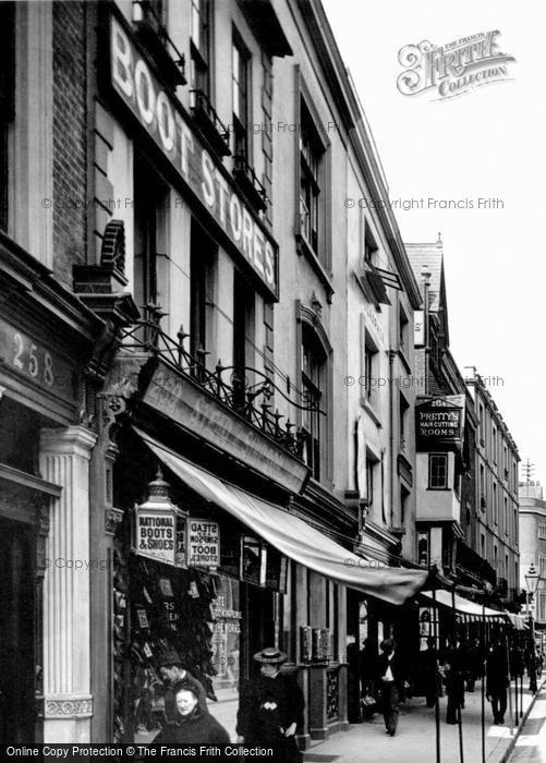 Photo of Exeter, Stead & Simpson Boot Stores, High Street 1896