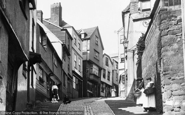 Photo of Exeter, Stepcote Hill 1911