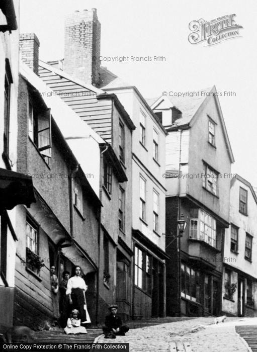 Photo of Exeter, Stepcote Hill 1911